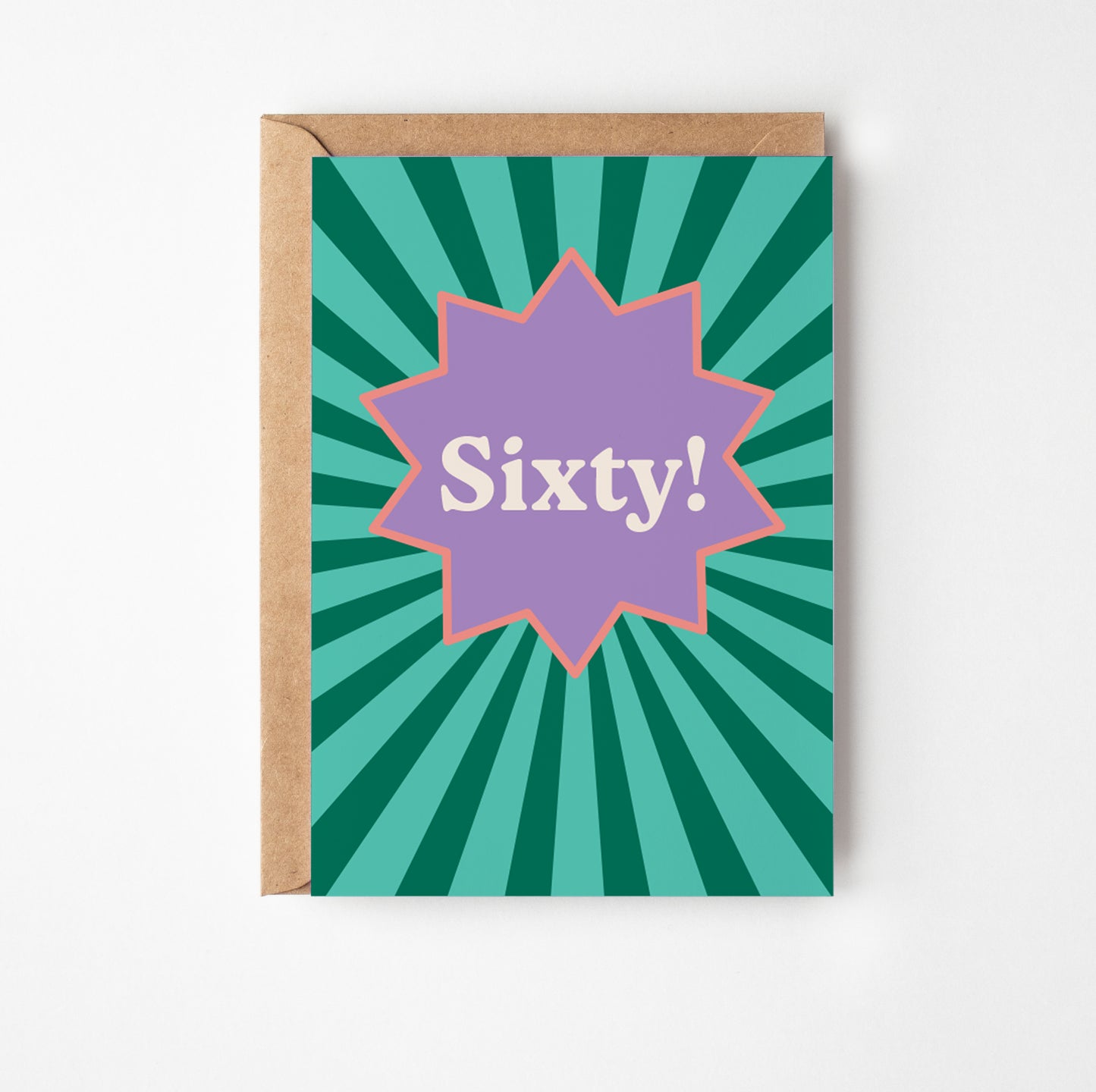Sixtieth Birthday Greetings Card