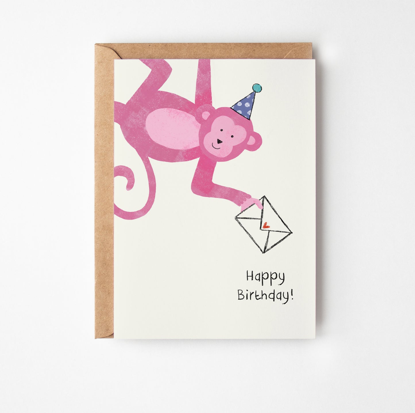 Monkey Birthday Card