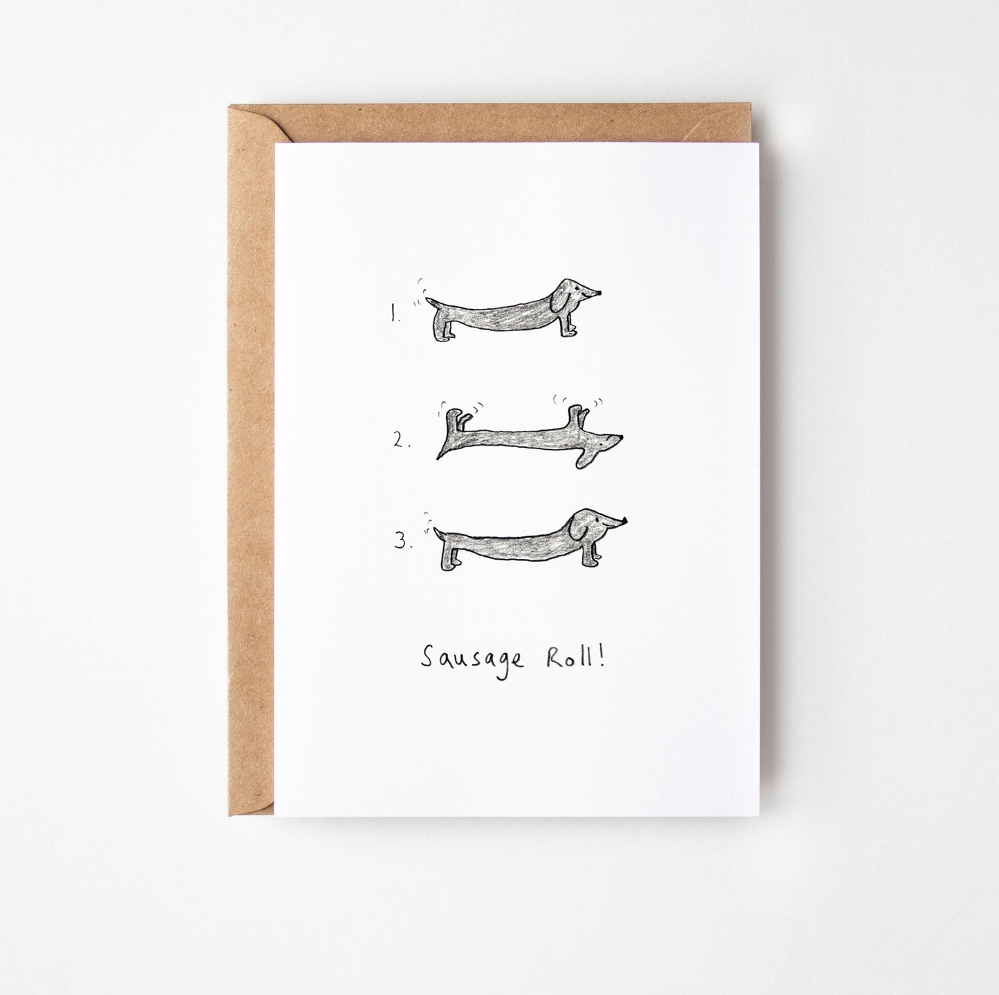 Sausage Roll Greetings Card