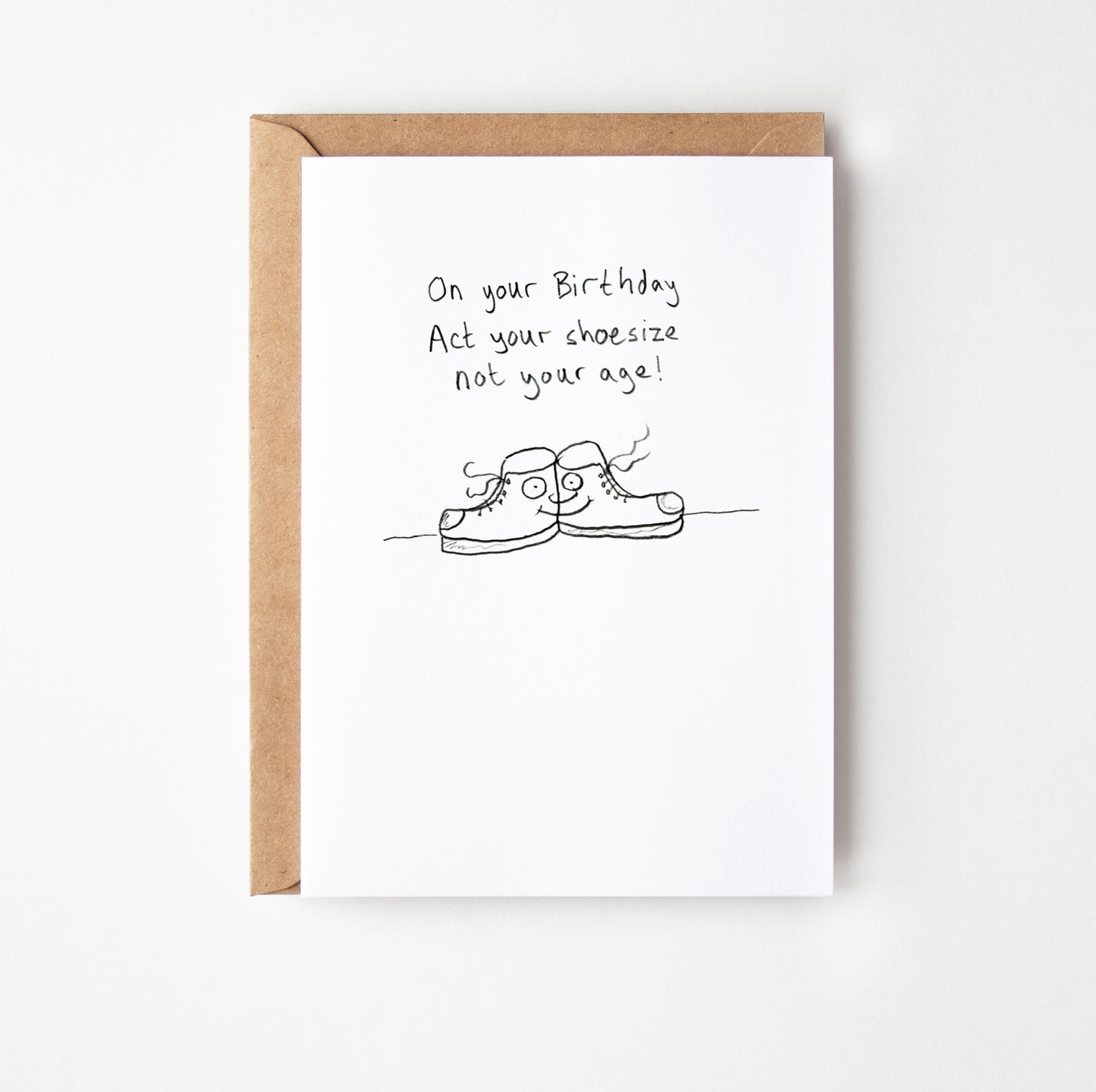 Shoesize Birthday Card