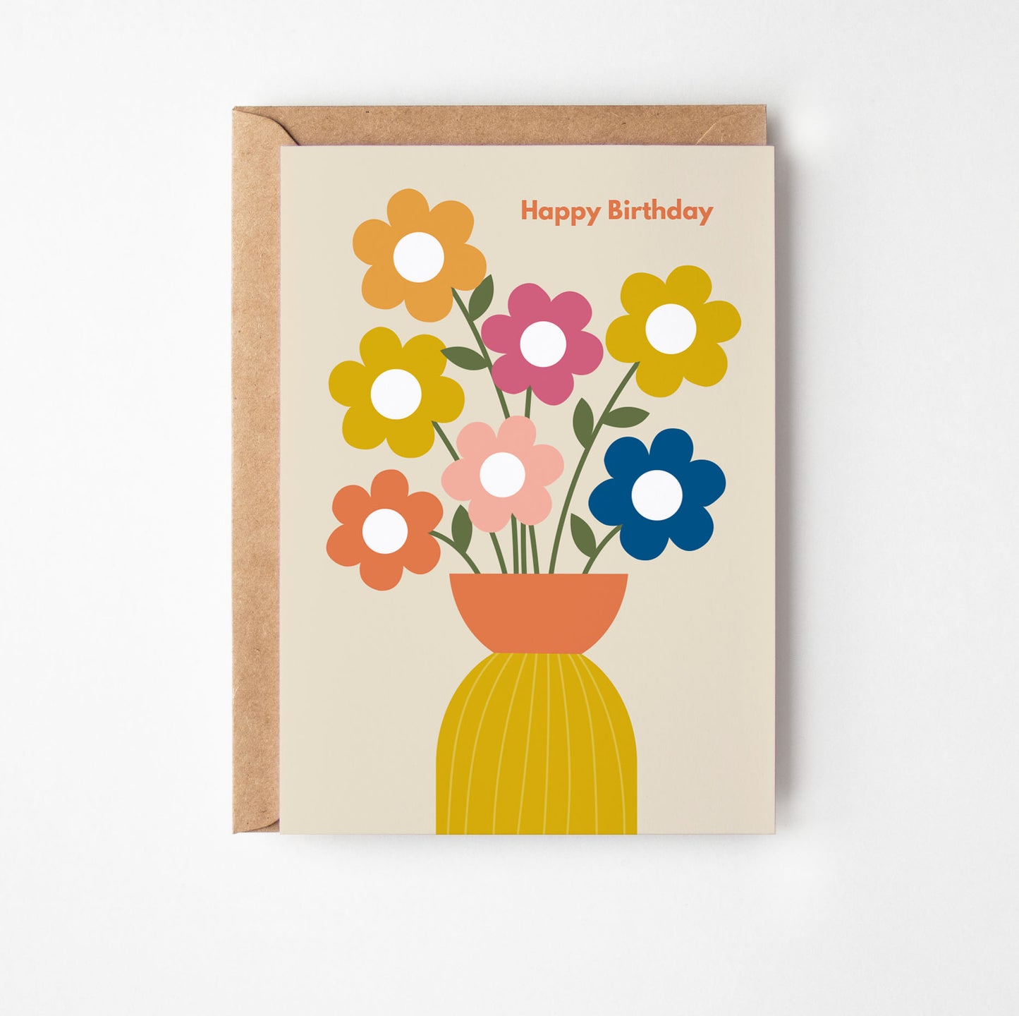 Bouquet Birthday Card
