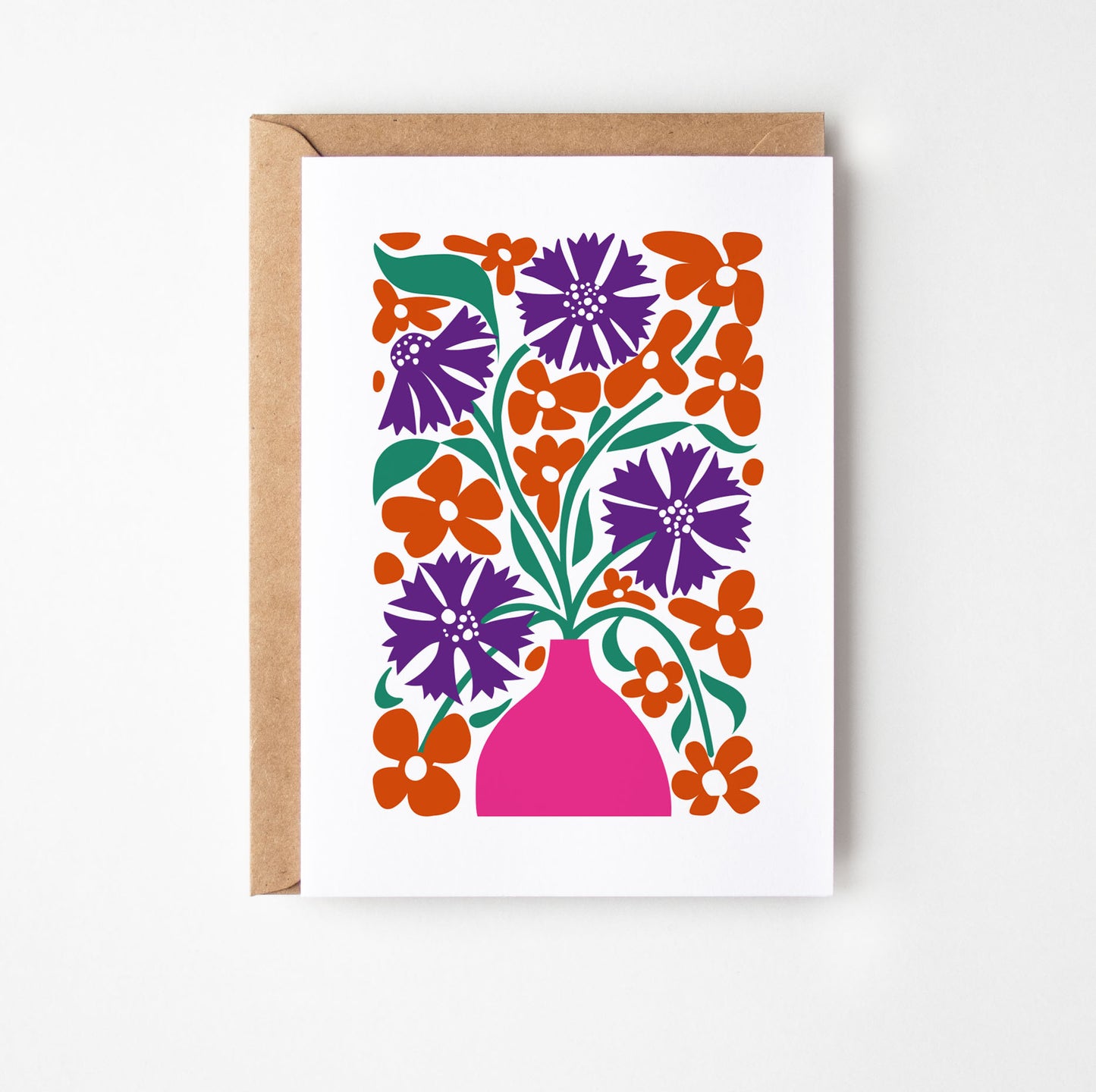Cornflowers Greetings Card