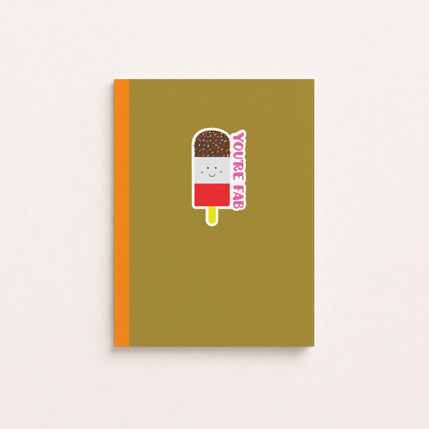 You're Fab Ice Lolly Greetings Card