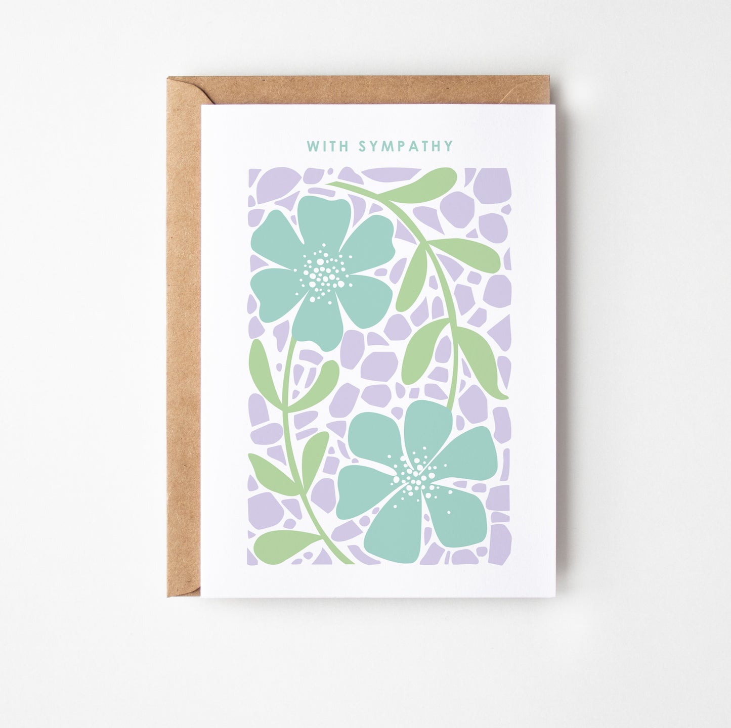 Cosmos Sympathy Greetings Card