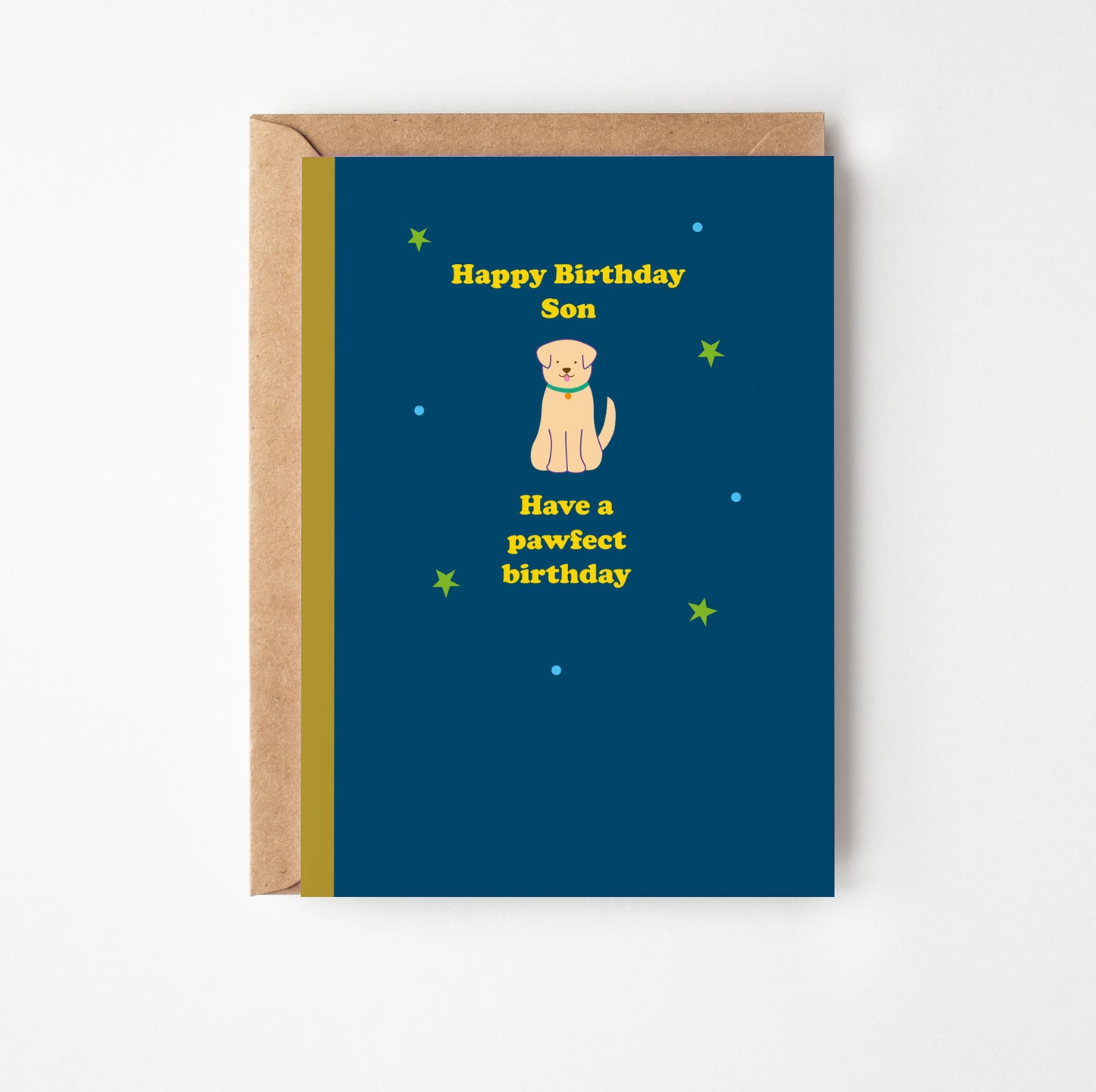 Happy Birthday Son Pawfect Birthday Card