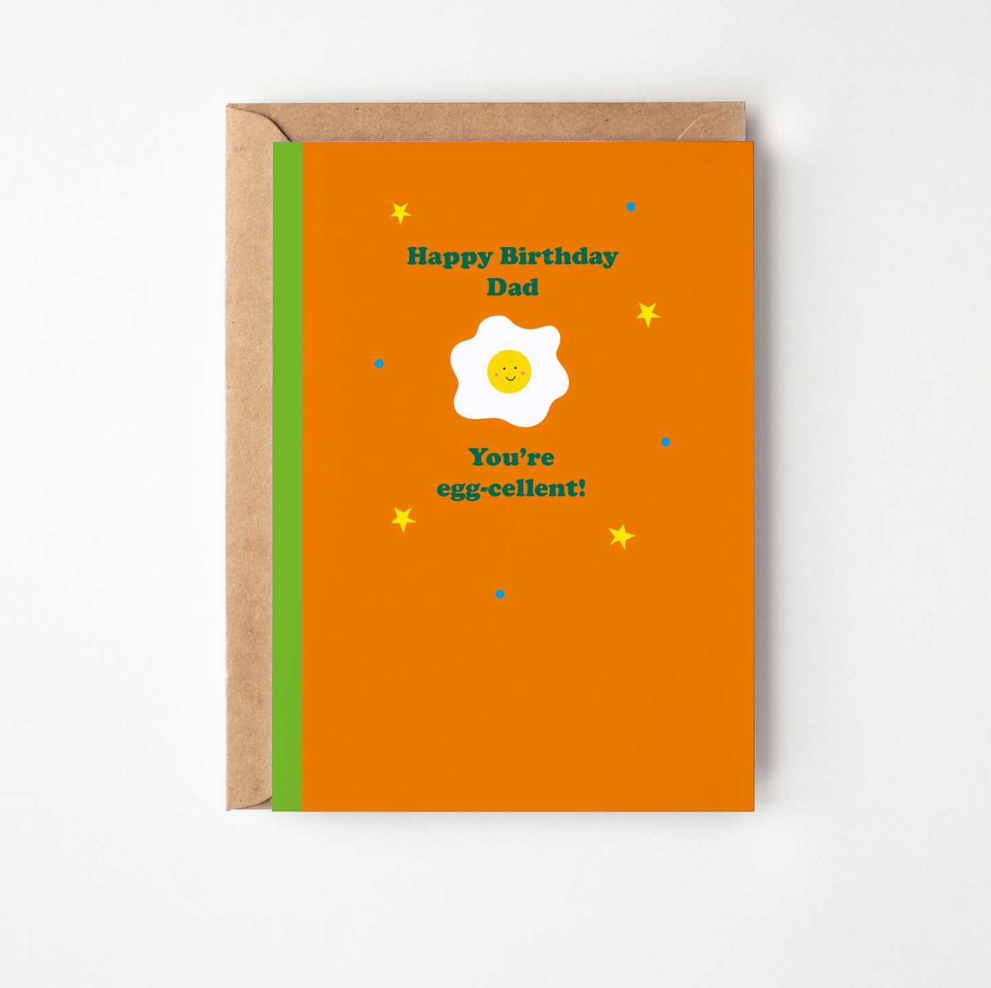 Happy Birthday Egg-cellent Dad Card