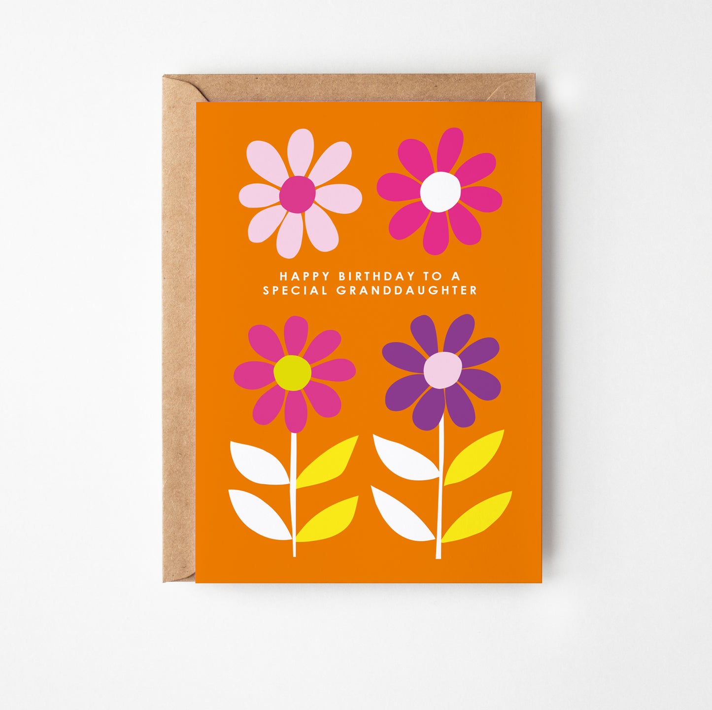 Granddaughter Floral Greetings Card