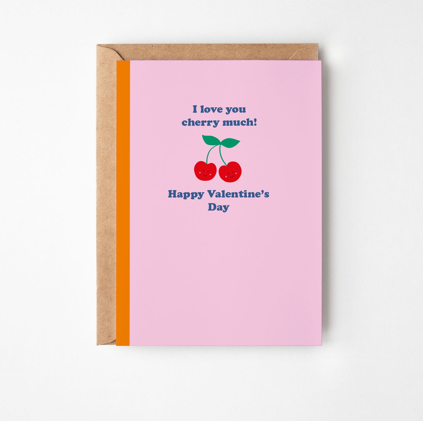 Cherry Valentine's Greetings Card