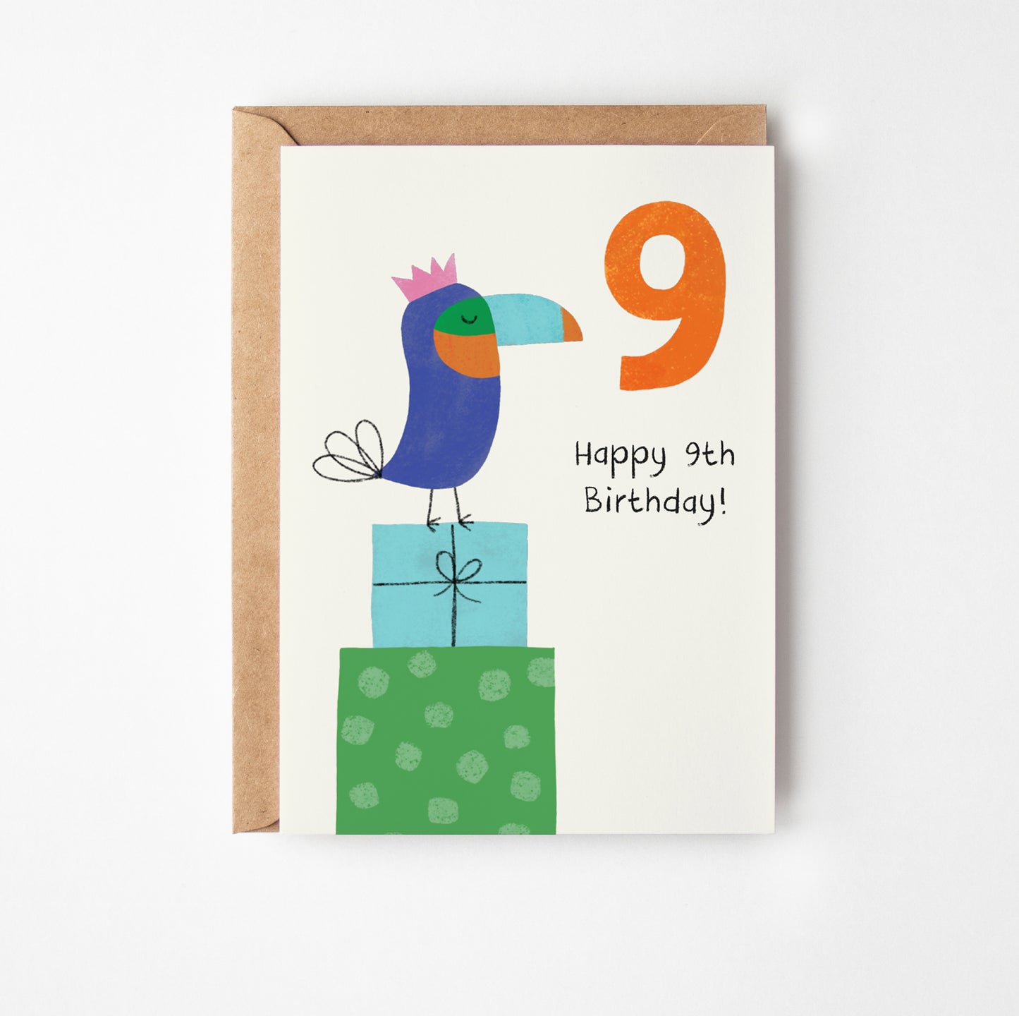 Toucan 9th Birthday Card