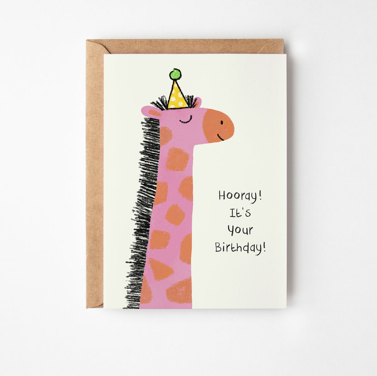 Giraffe Birthday Card