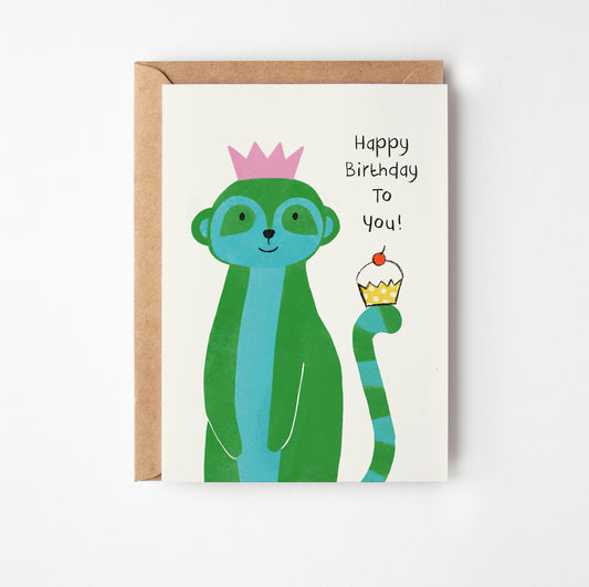 Meerkat Birthday Card