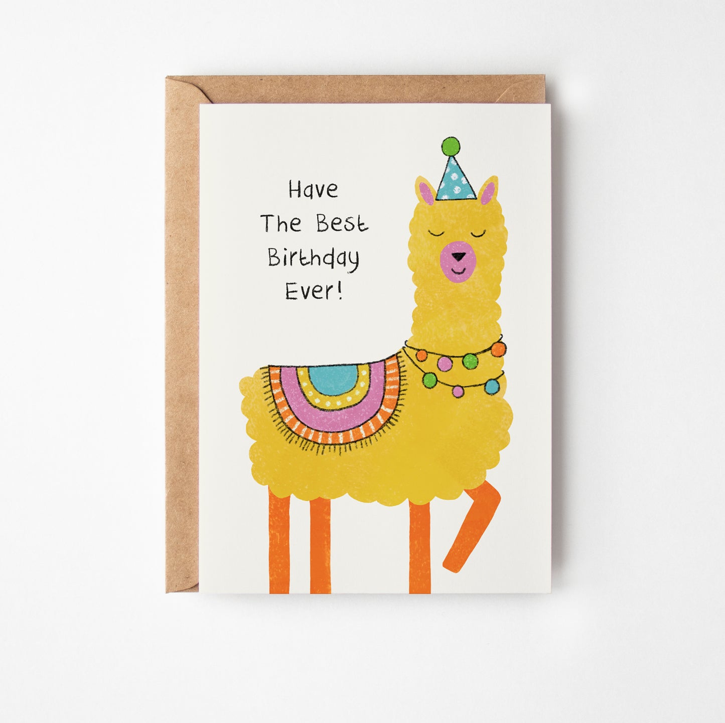 Llama Birthday Card