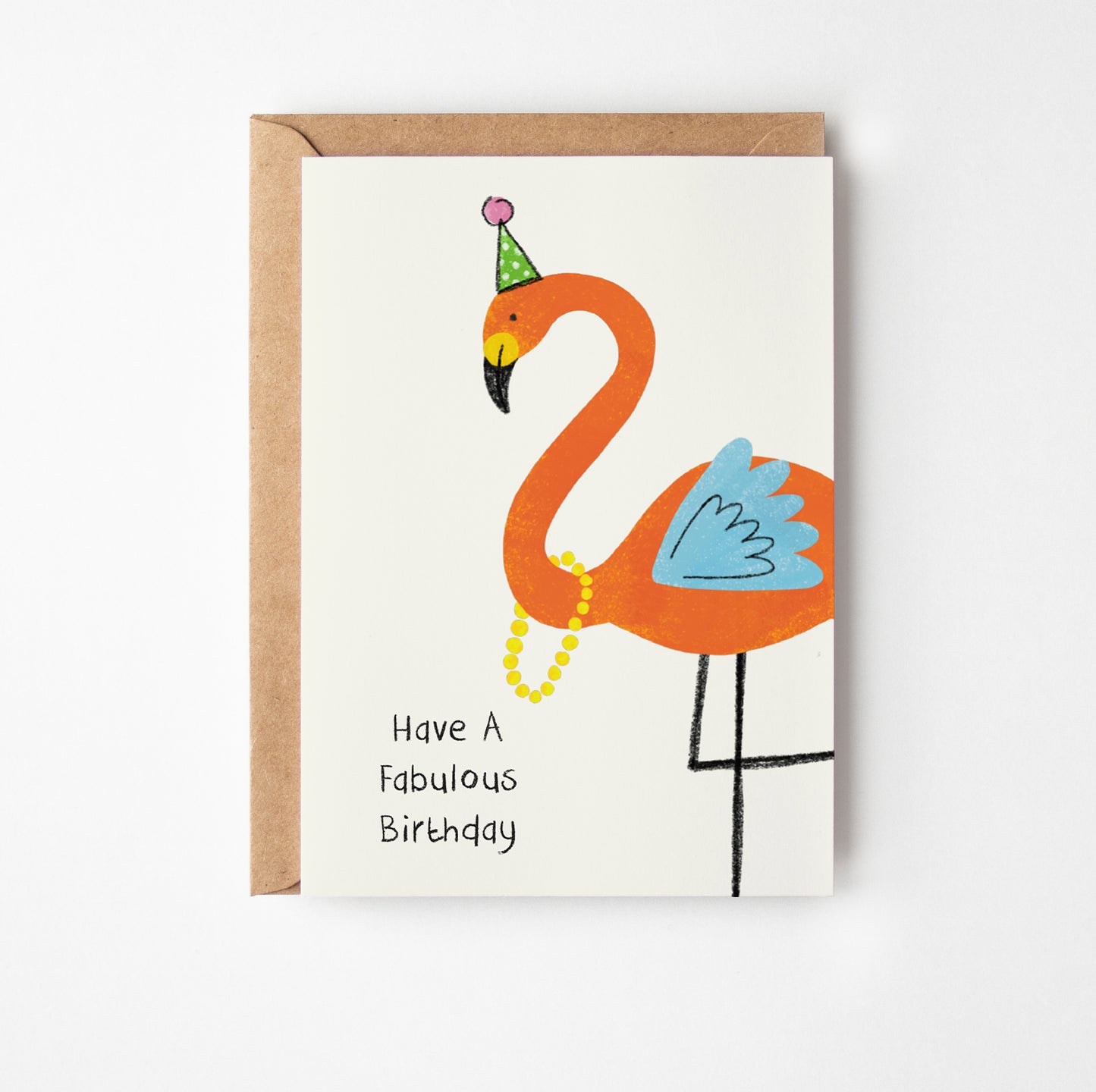 Flamingo Birthday Card