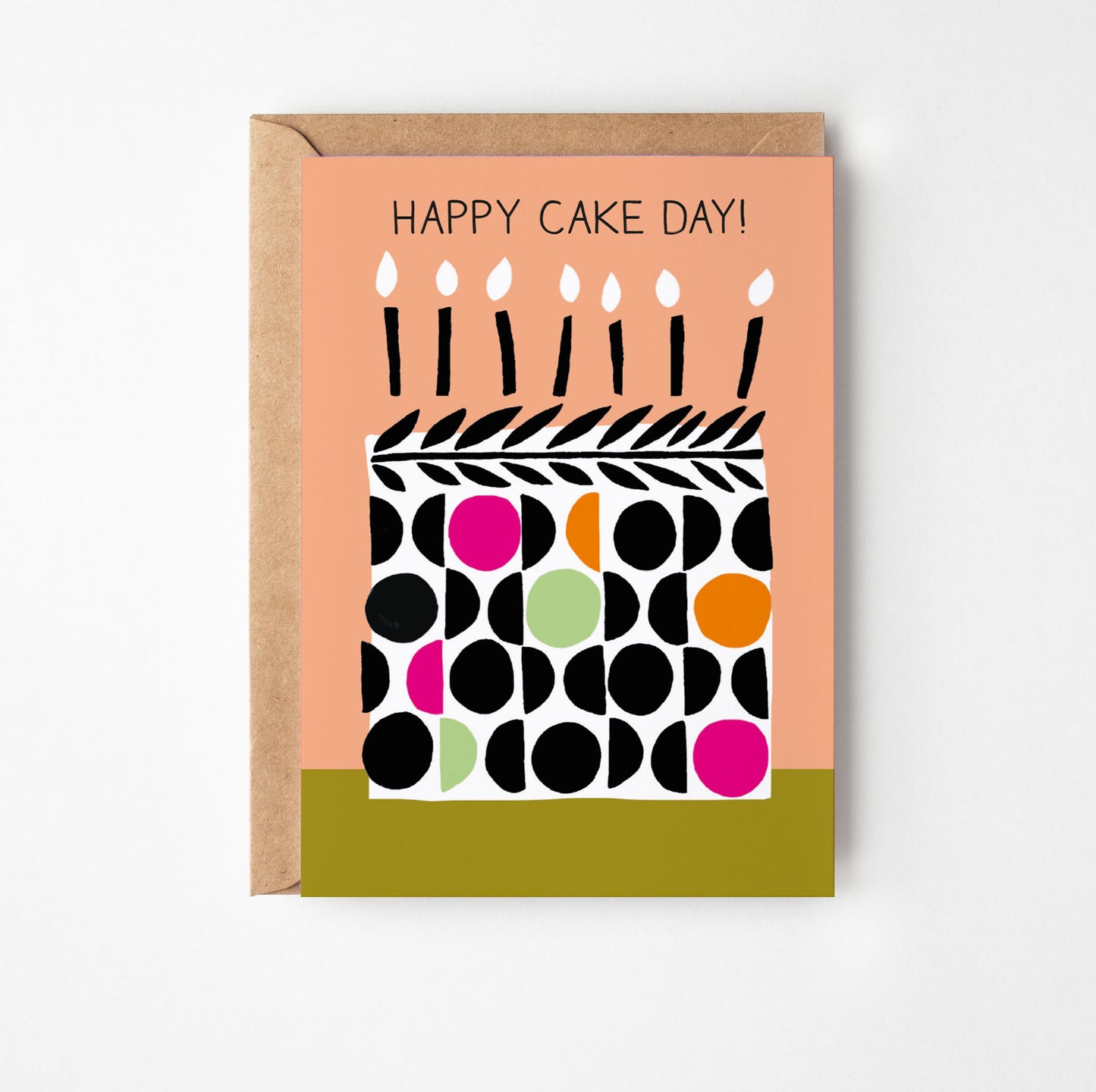 Birthday Cake Greetings Card