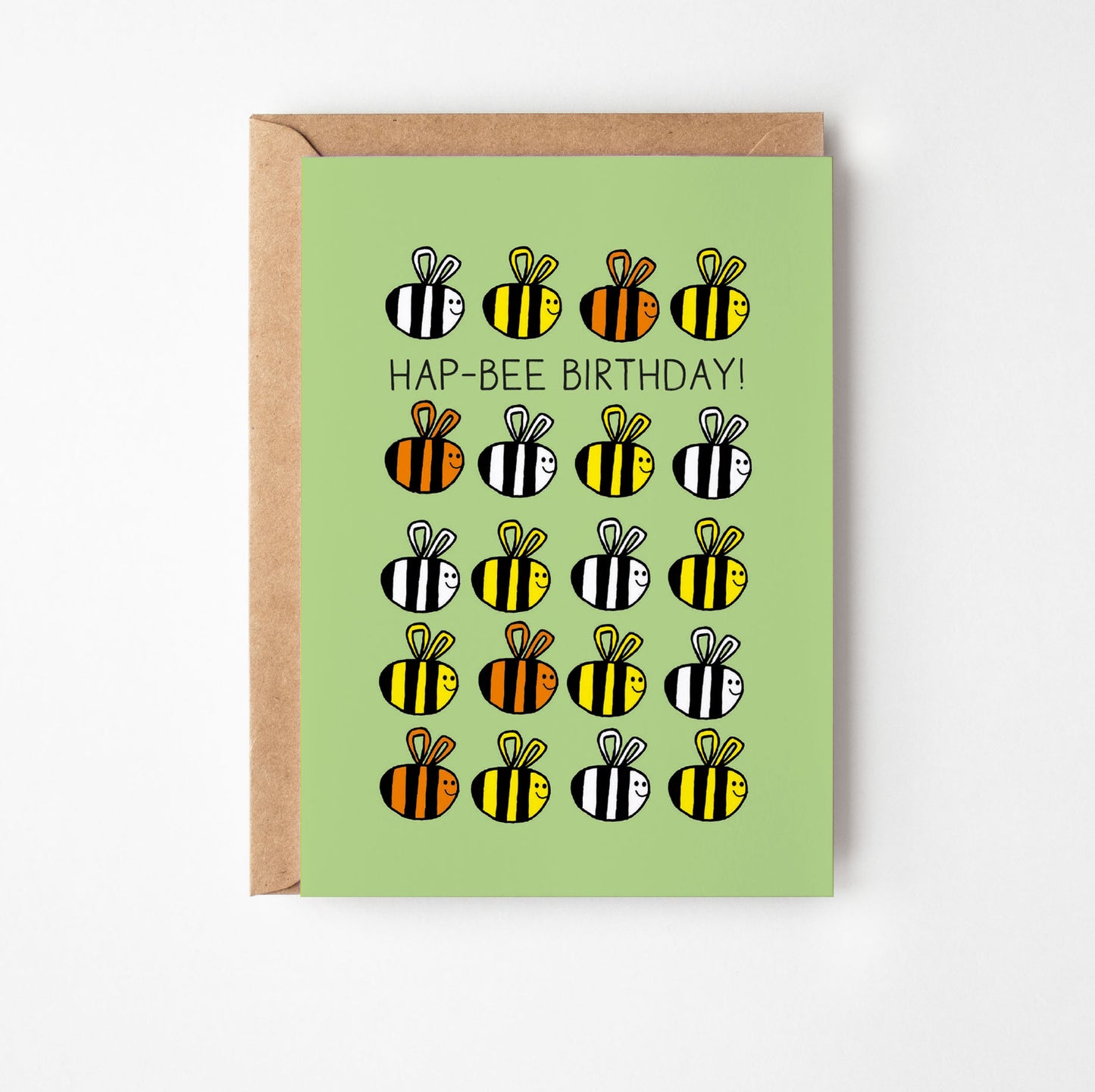 Hap-Bee Birthday Card