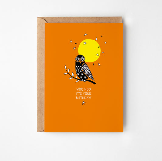 Owl Birthday Card