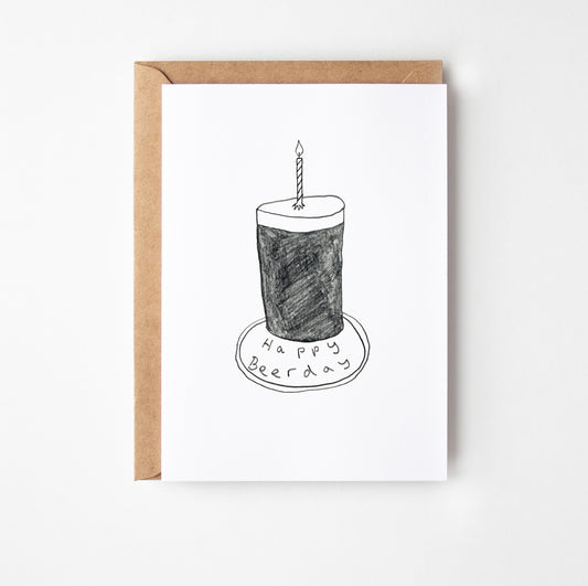 Beerday Birthday Card