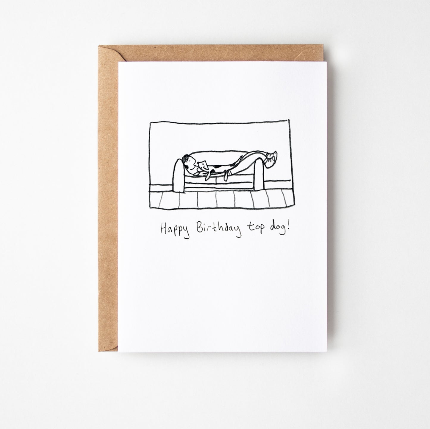 Top Dog Birthday Card
