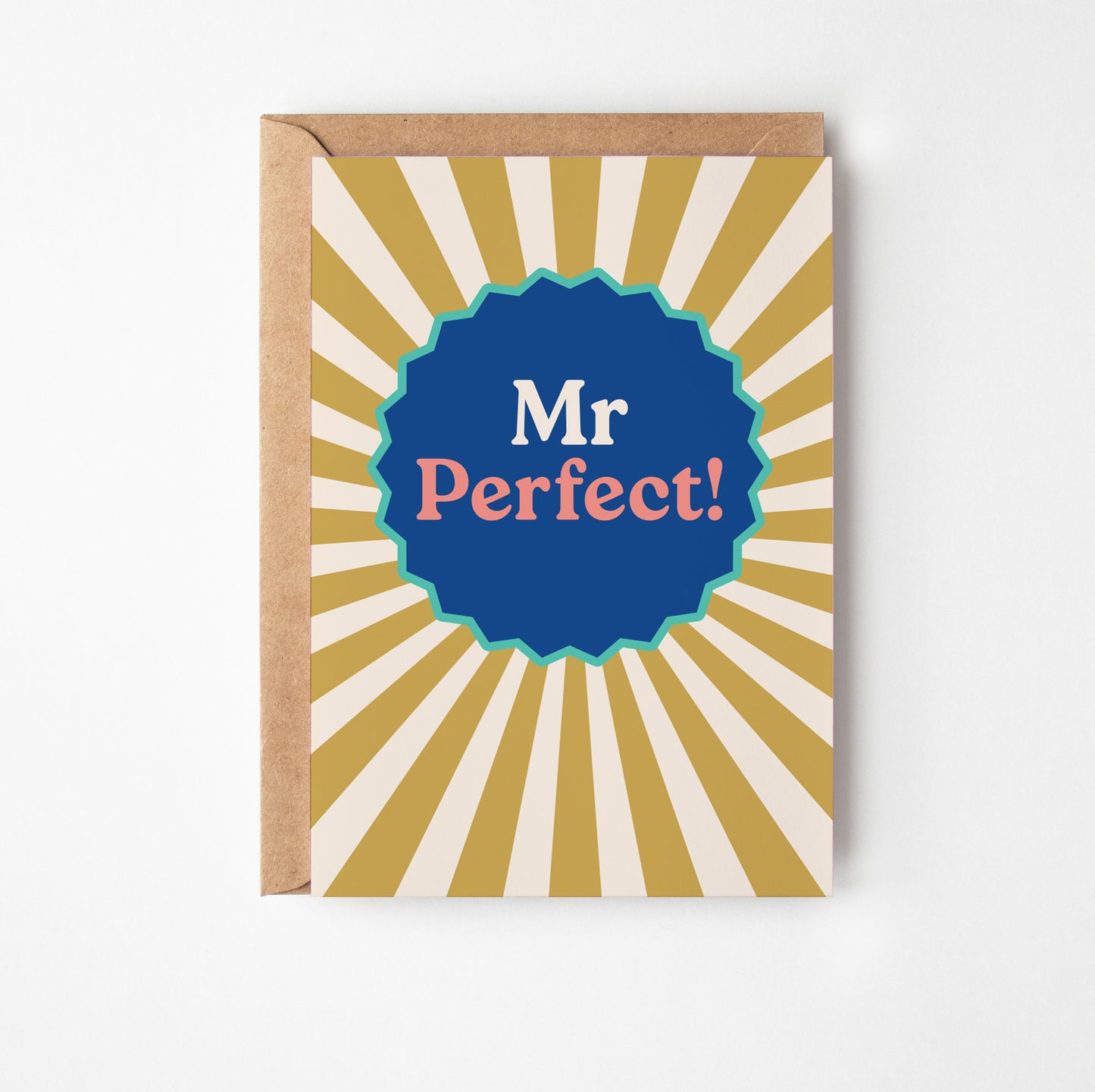 Mr Perfect Greetings Card