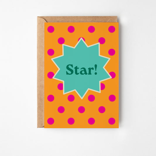 Star Greetings Card