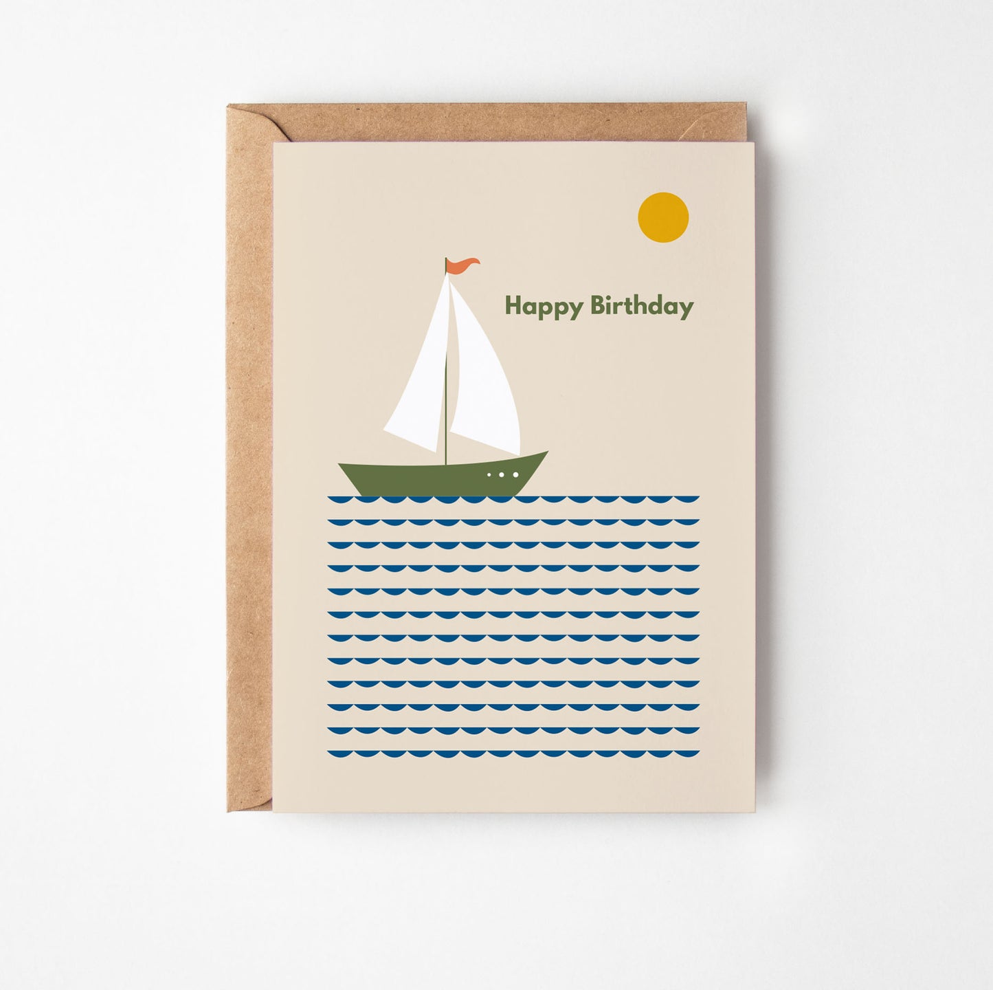 Boat Birthday Card