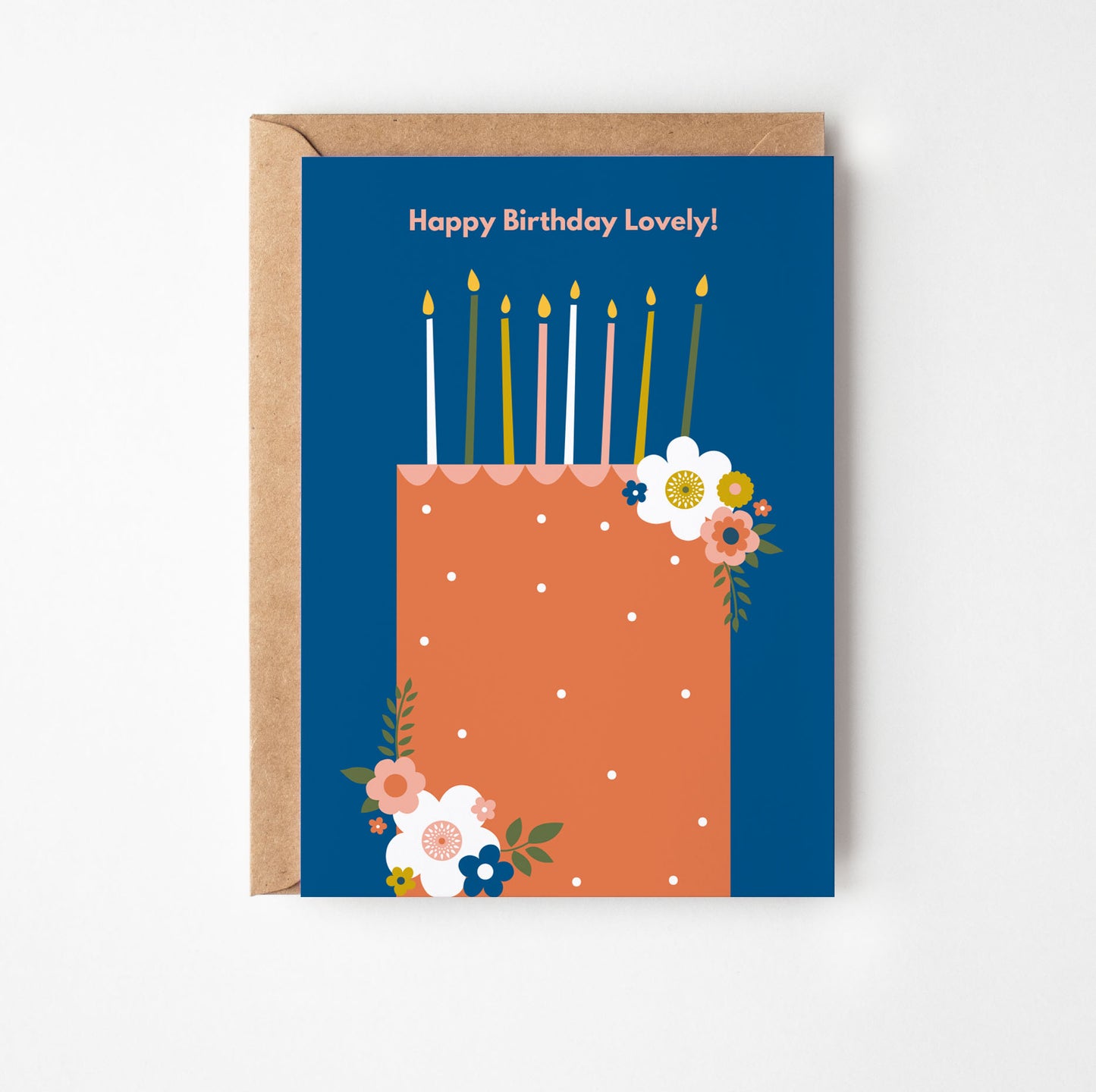 Birthday Cake Greetings Card