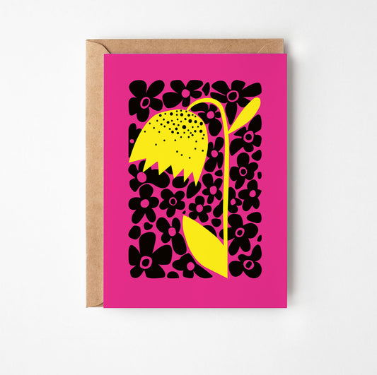 Fritillaria Greetings Card