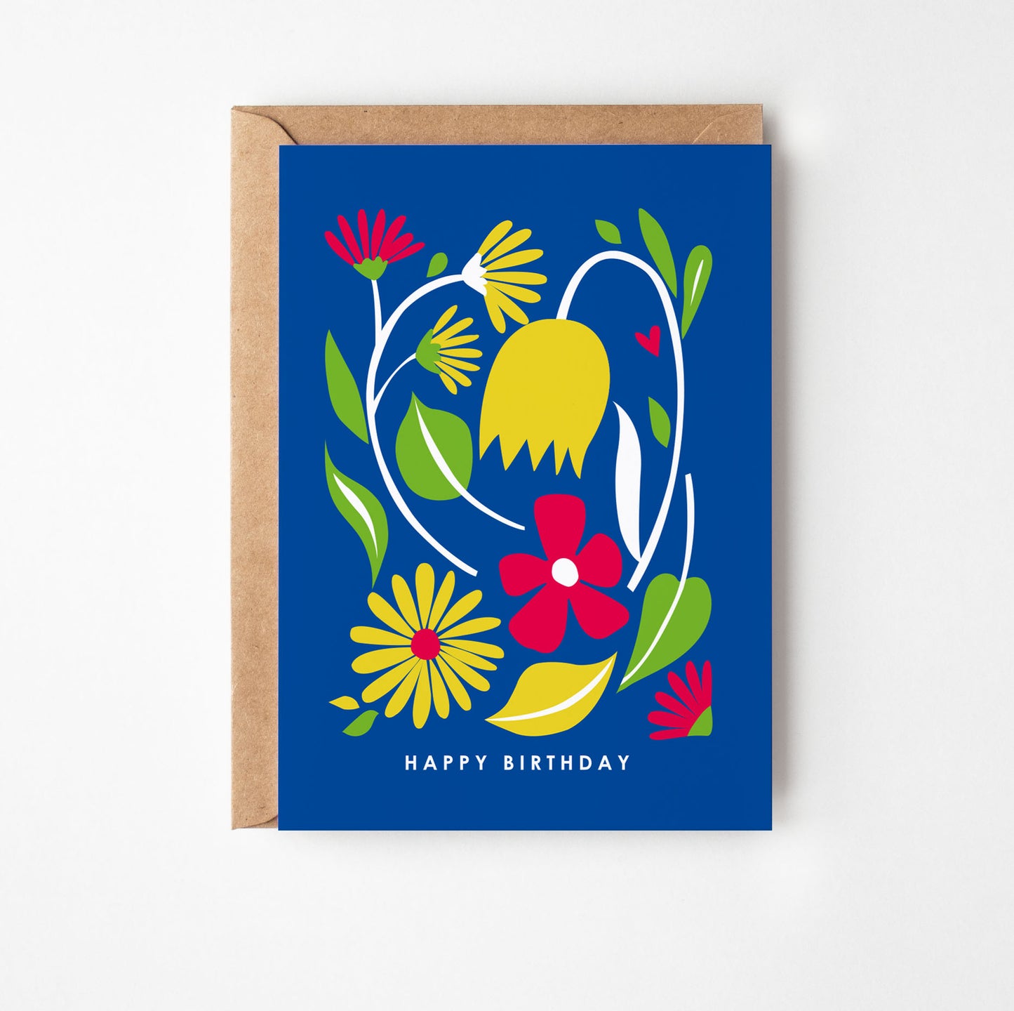 Spring Blooms Birthday Card