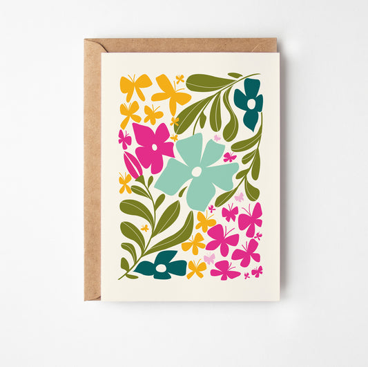 Butterflies Blank Greetings Card