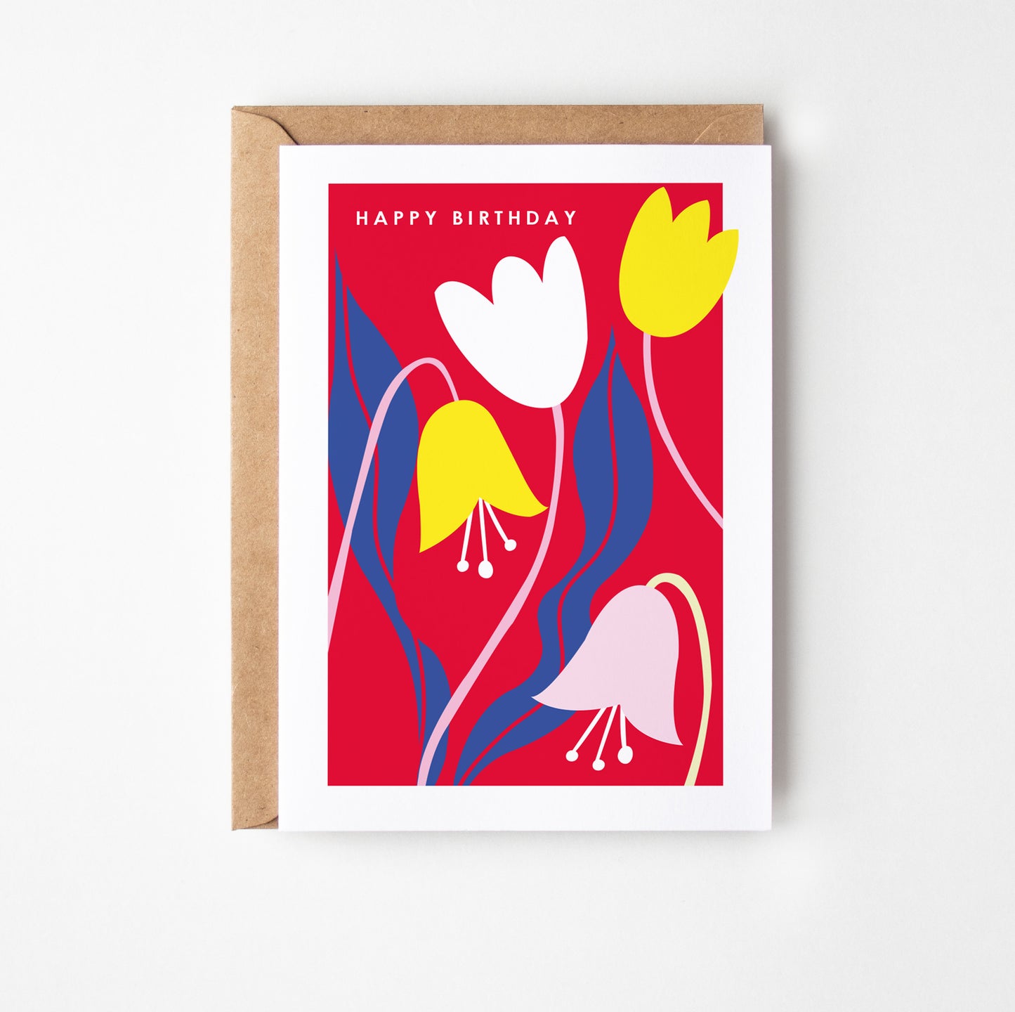 Tulips Greetings Card