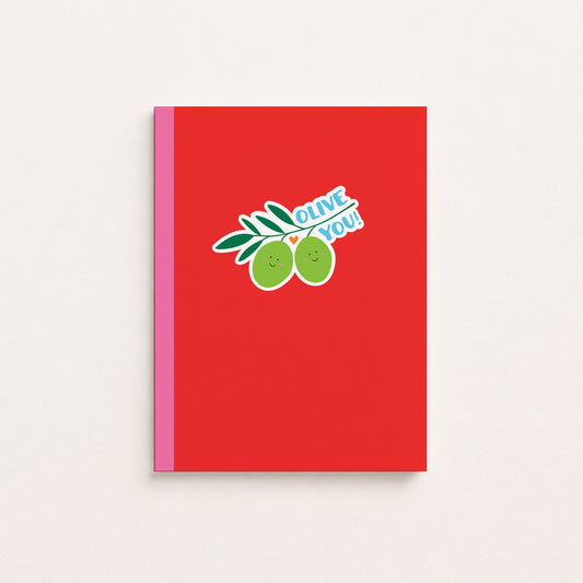 Olive You Greetings Card