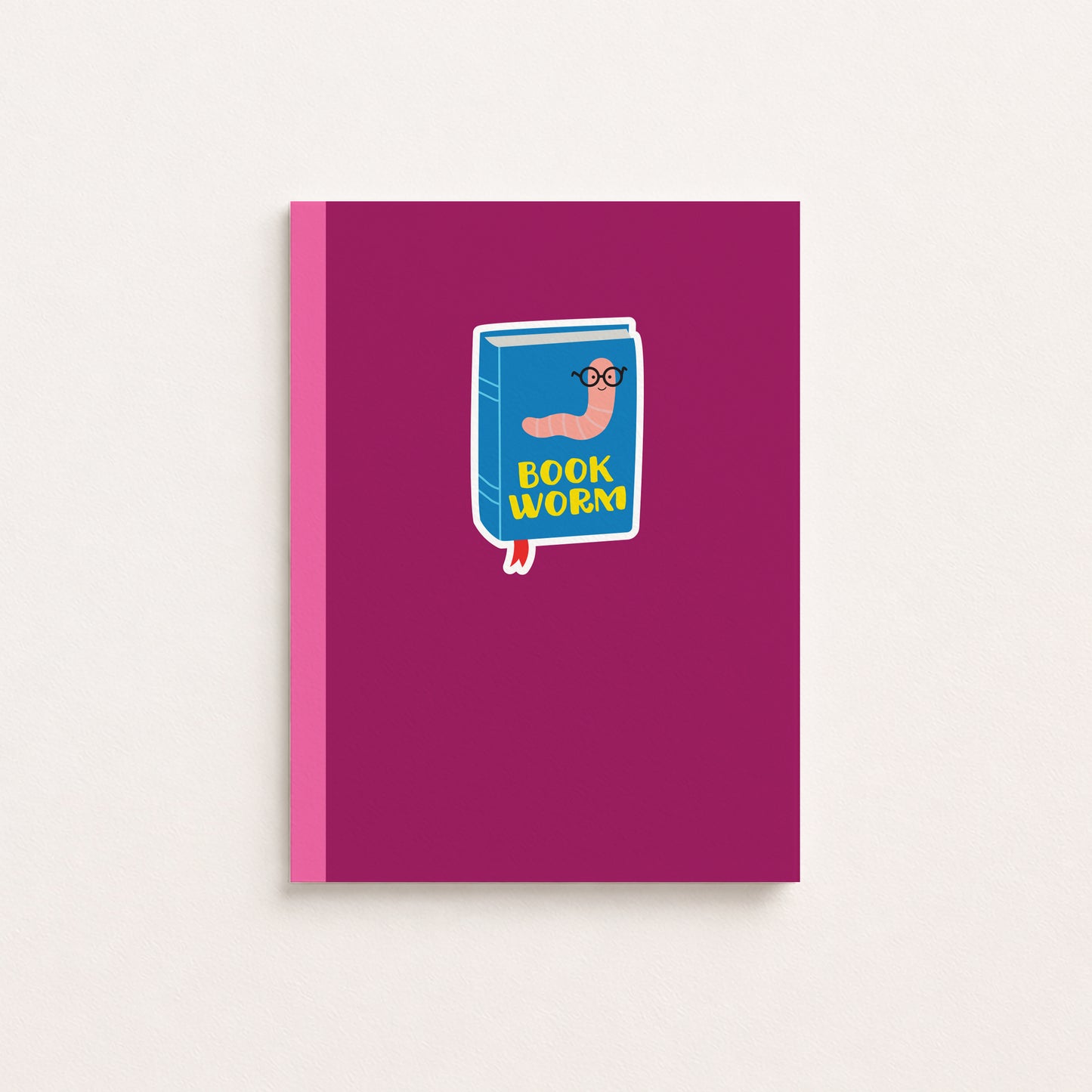 Book Worm Greetings Card