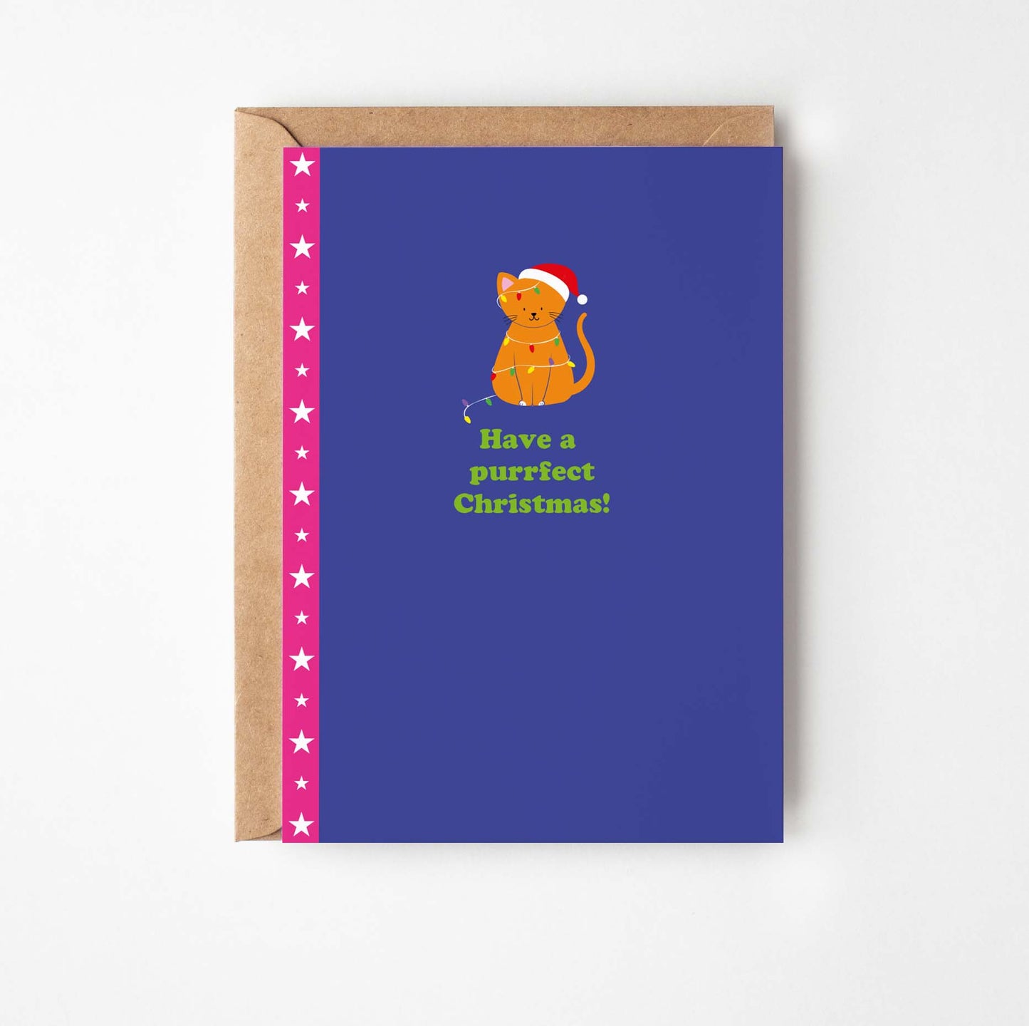 Purrfect Christmas Greetings Card