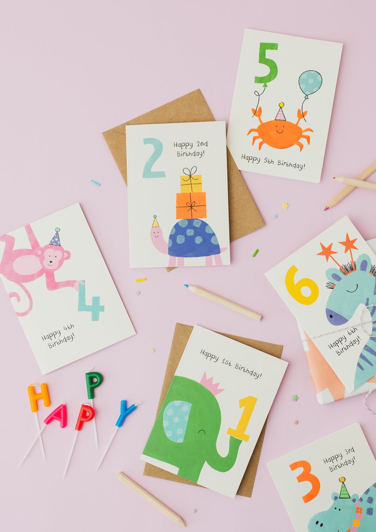 Tortoise 2nd Birthday Card