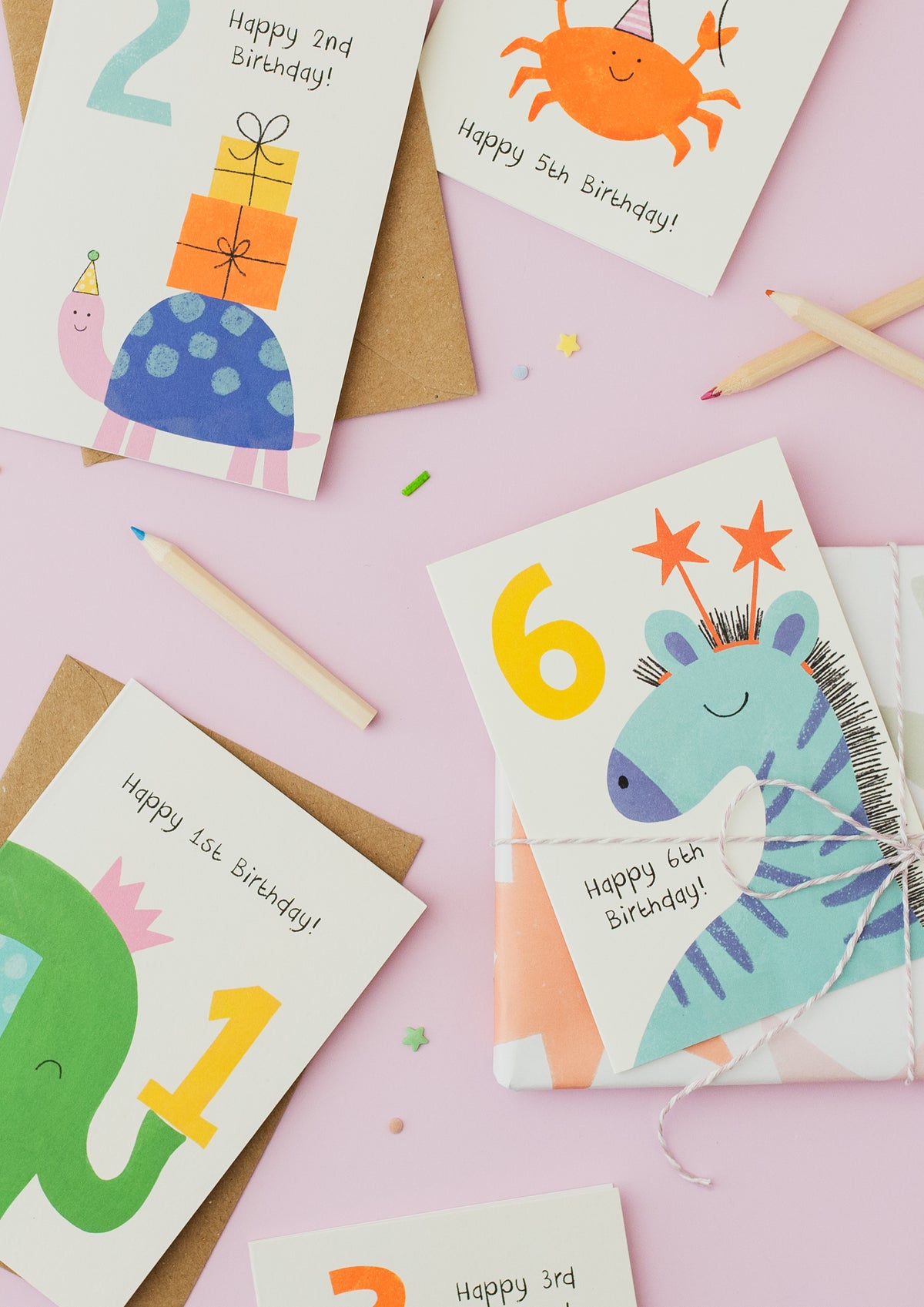 Elephant 1st Birthday Card