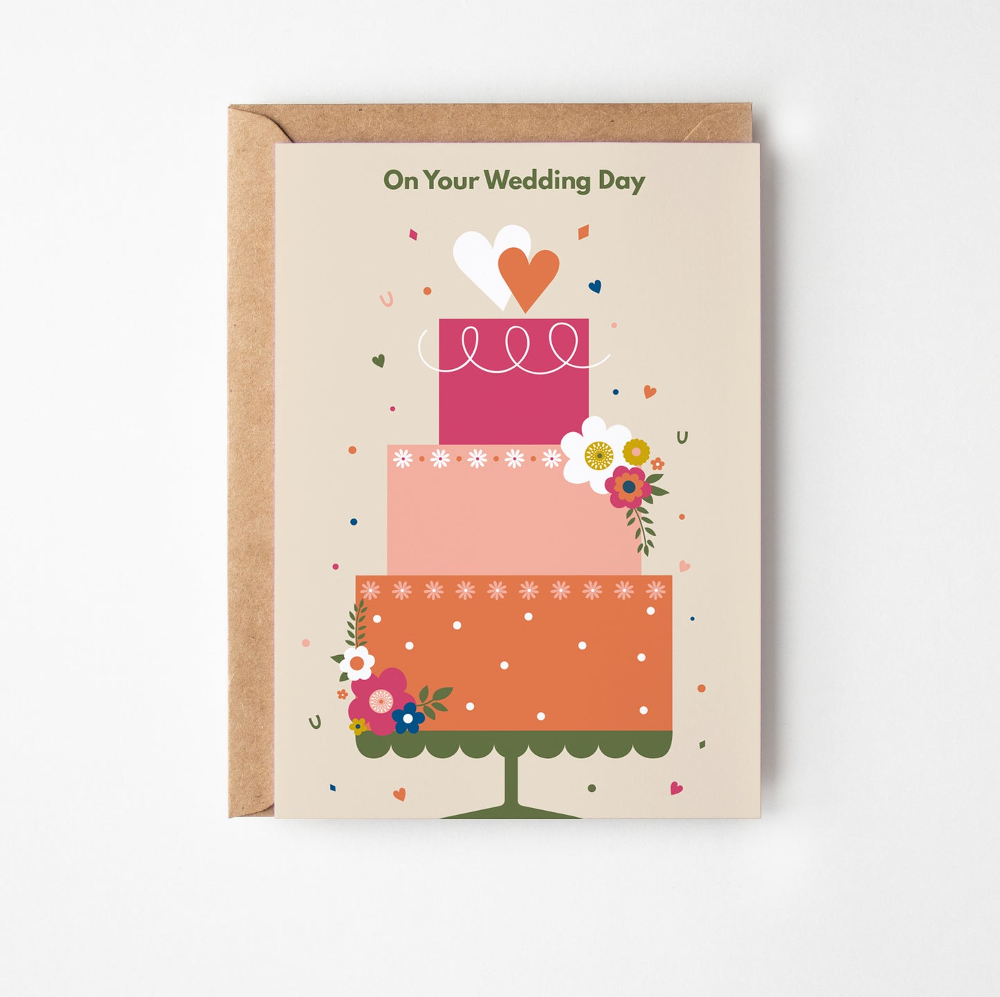 Wedding Cake Greetings Card