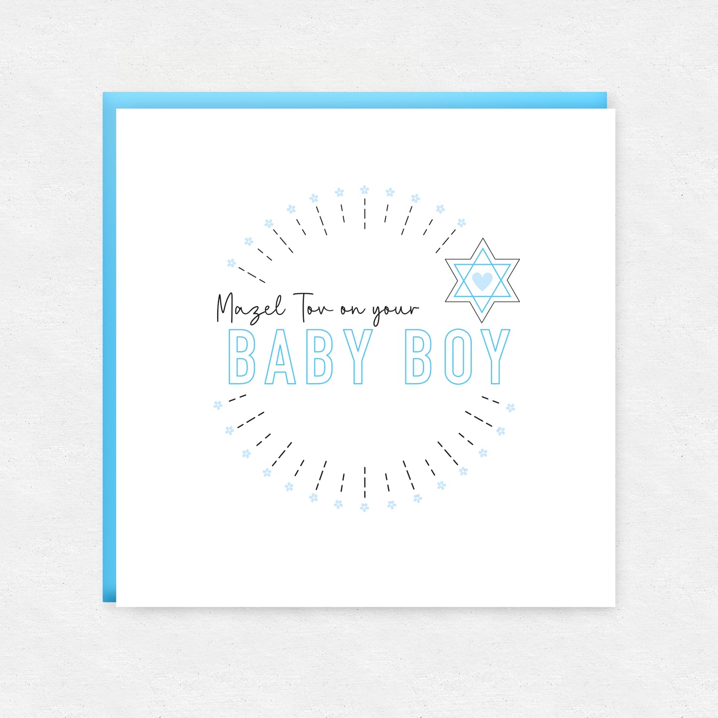 Jewish Baby Boy Greetings Card