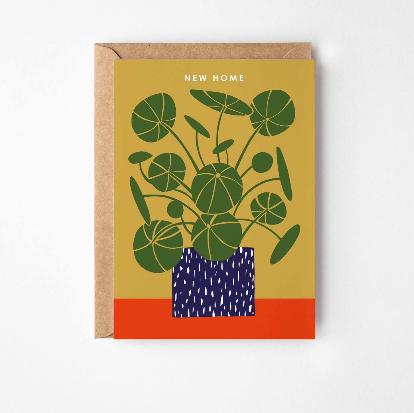 Money Plant New Home Greetings Card