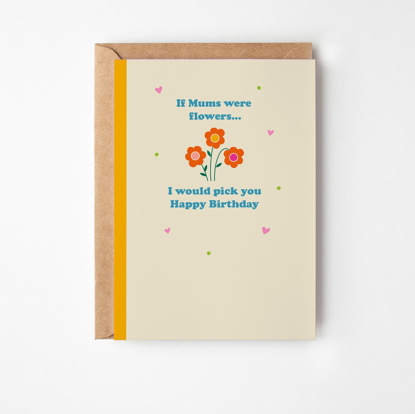 Happy Birthday Mum Flower Card