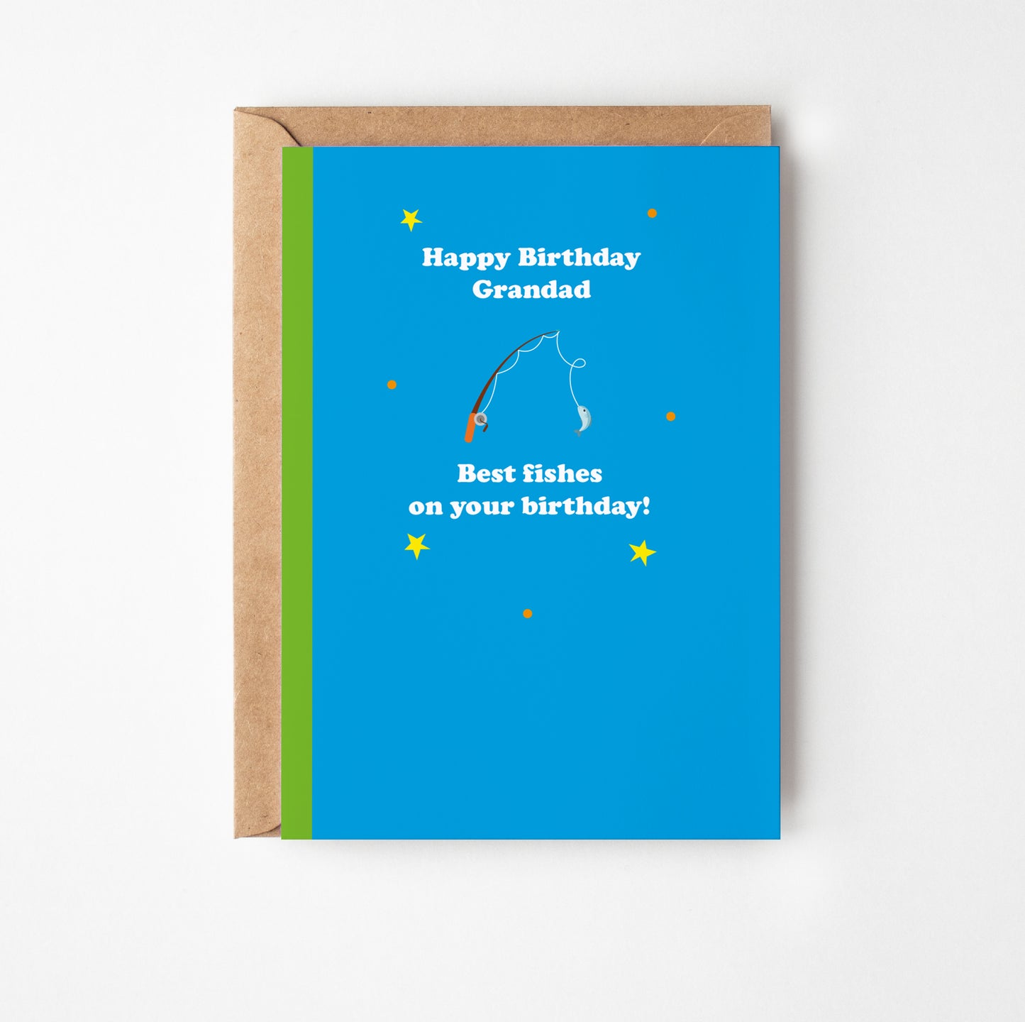 Happy Birthday Grandad Fishing Card