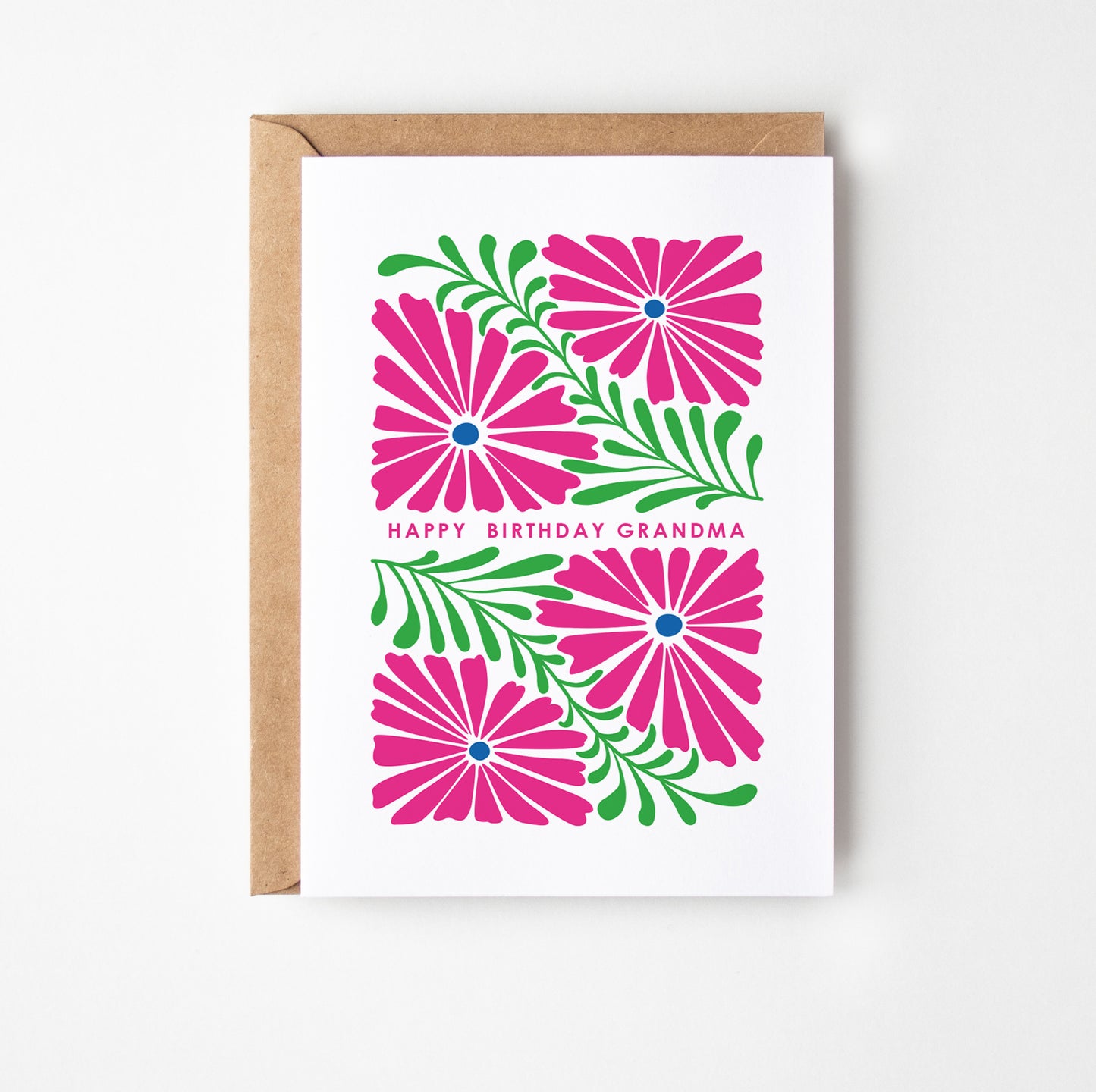 Grandma Floral Greetings Card