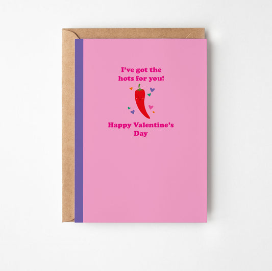 Chili Valentine's Day Card
