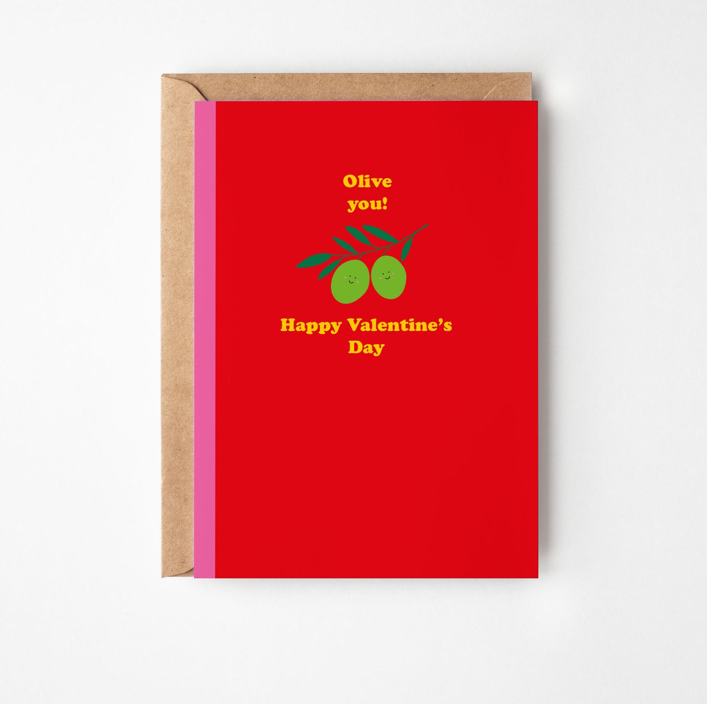Olive You Valentine's Day Card