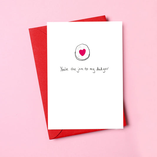 YouÕre the Jam to My Dodger Valentine's Day Card
