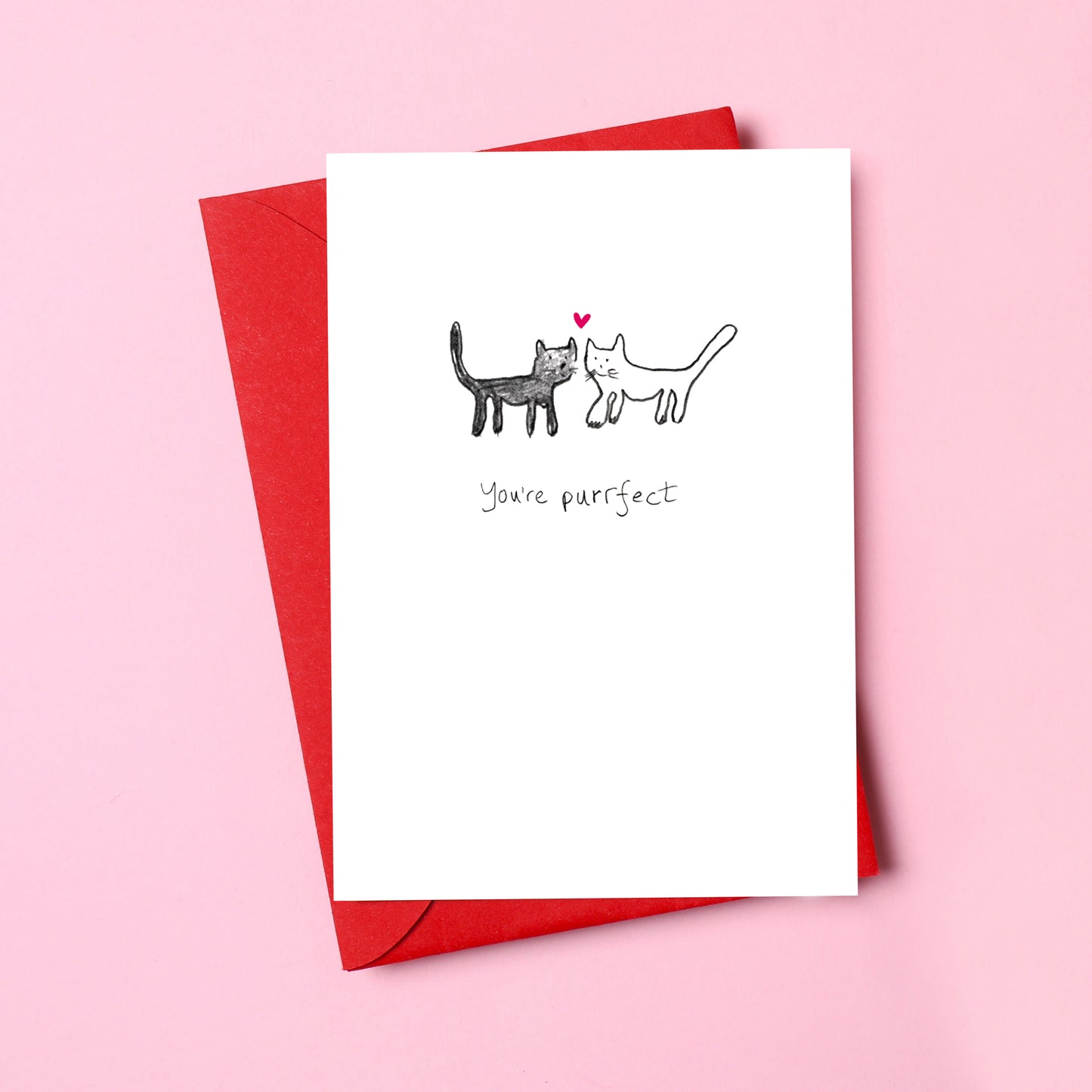 YouÕre Purrfect Valentine's Day Card