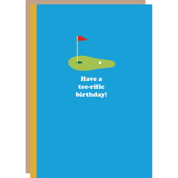 Golf Greetings Card